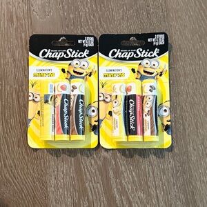 Set of 2 Minions Chapsticks. NWT.